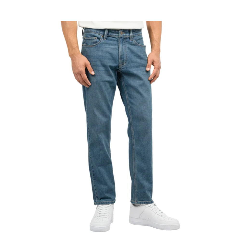 Scott Barber Men's 5-Pocket Jean Stretch Denim Straight Fit Blue Size 40x30